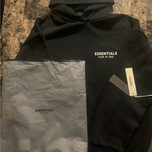 Essentials Black Hoodie